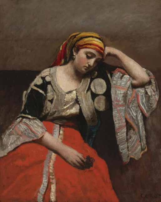 Jean Baptiste Camille  Corot Juive dAlger